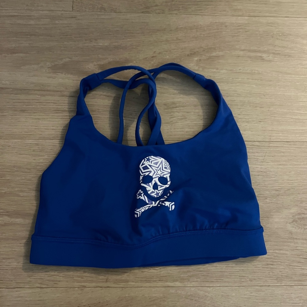 Soulcycle x Lululemon Royal Blue Sports Bra